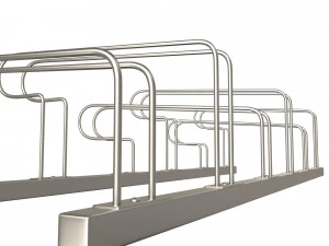 Bike Rack Street Station 3D Model