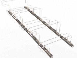 Bike Rack Street Station Modelo 3D