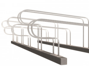 Bike Rack Street Station Modelo 3D