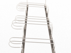 Bike Rack Street Station Modelo 3D