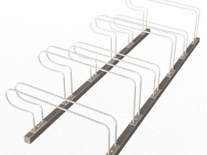 Bike Rack Street Station Modelo 3D