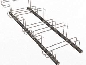 Bike Rack Street Station Modelo 3D