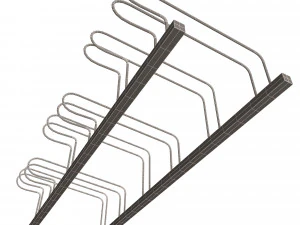 Bike Rack Street Station 3D Model