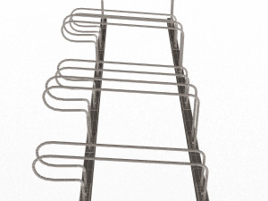 Bike Rack Street Station Modelo 3D