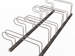 Bike Rack Street Station Modelo 3D