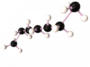 Octane Molecule 3D Model