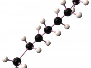 Octane Molecule 3D Model