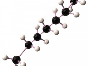 Octane Molecule 3D Model