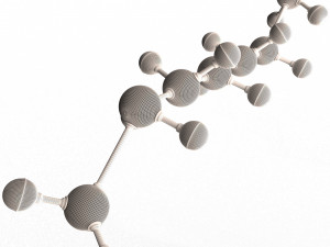 Octane Molecule 3D Model