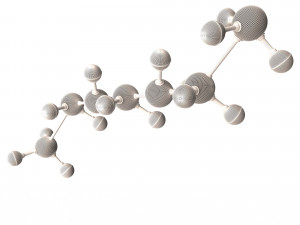 Octane Molecule 3D Model
