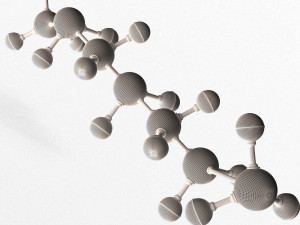 Octane Molecule 3D Model