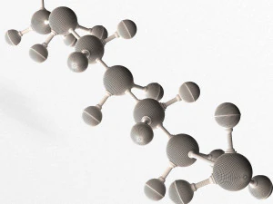 Octane Molecule 3D Model