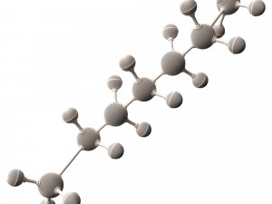 Octane Molecule 3D Model