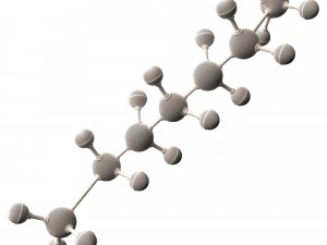 Octane Molecule 3D Model