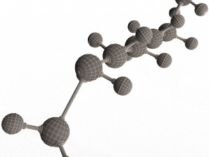 Octane Molecule 3D Model