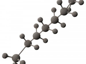 Octane Molecule 3D Model