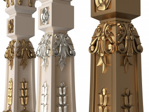 Classic Baluster 07 3D Модель