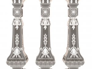 Classic Baluster 07 3D Модель