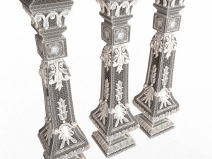 Classic Baluster 07 3D Модель