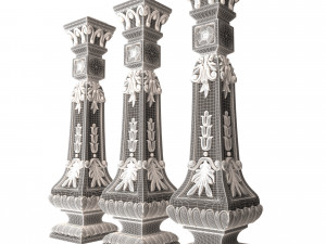 Classic Baluster 07 3D Модель