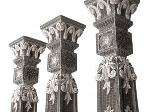 Classic Baluster 07 3D Модель