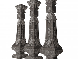 Classic Baluster 07 3D Модель