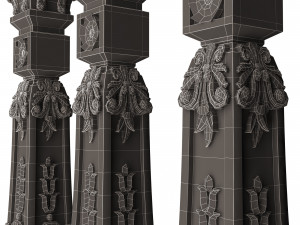 Classic Baluster 07 3D Модель