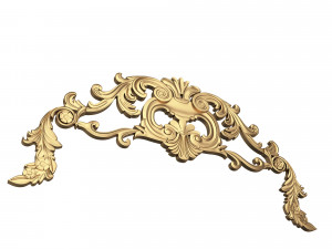 Carved Plaster Molding Decoration 08 Modelo 3D