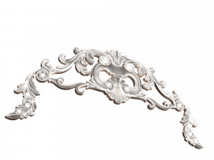 Carved Plaster Molding Decoration 08 Modelo 3D