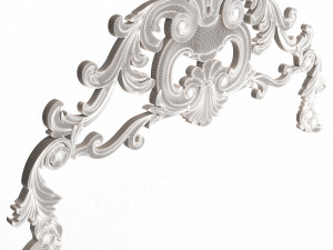 Carved Plaster Molding Decoration 08 Modelo 3D