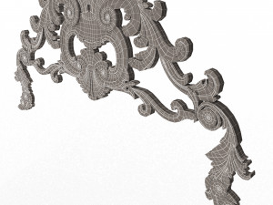 Carved Plaster Molding Decoration 08 Modelo 3D