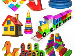 25 s Toys Collection Model 3D