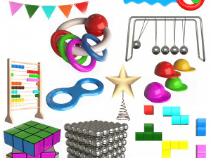 25 s Toys Collection 3D Model