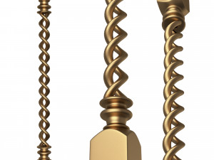 Collection of 16 Classic Carvings 02 3D Model