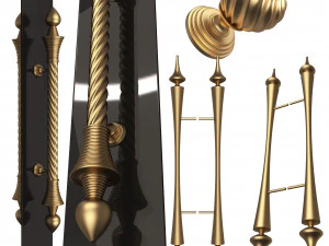 Door and Accessories Collection 3D Model