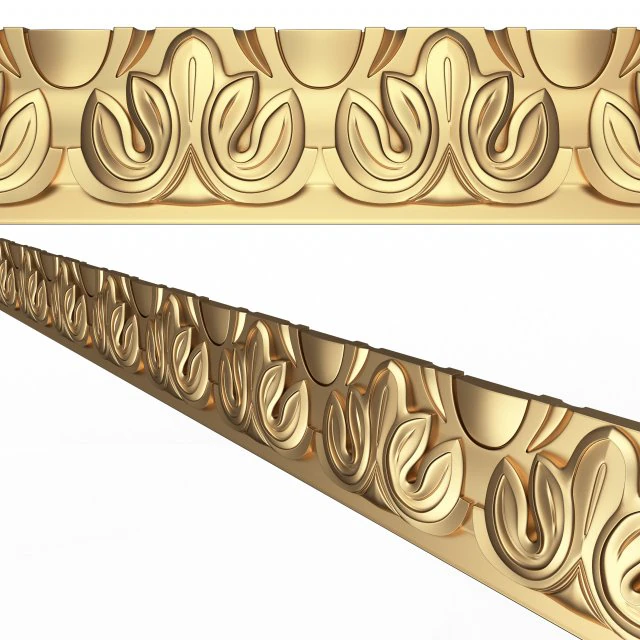 Ornament Element Molding 04 3D Model .c4d .max .obj .3ds .fbx .stl .blend