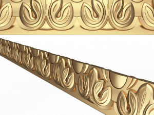 Ornament Element Molding 04 3D Model