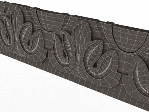 Ornament Element Molding 04 3Dモデル