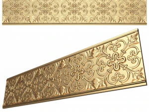 Moldagem de Elemento Ornamental 05 Modelo 3D