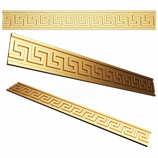 Ornament Element Molding 06 3D Model .c4d .max .obj .3ds .fbx .stl .blend 