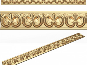 Ornament Element Molding 07 3D Model
