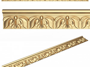 Ornament Element Molding 08 3D Model