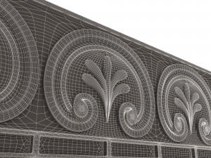 Ornament Element Molding 013 3Dモデル