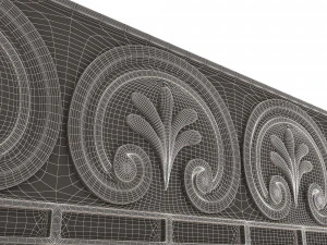 Ornament Element Molding 013 3D Model