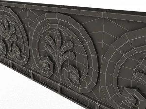 Ornament Element Molding 013 3D Model
