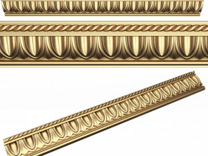 Ornament Element Molding 015 3D Model