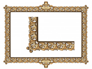 Classic Frame 020 3D Model