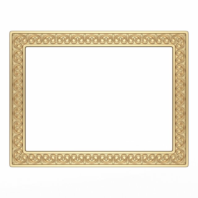 Classic Frame 023 3D Modell .c4d .max .obj .3ds .fbx .stl .blend