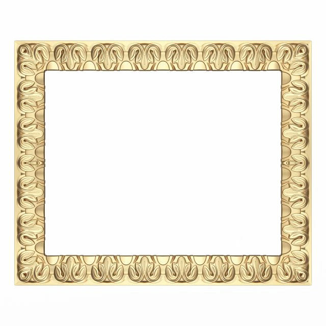 Classic Frame 024 3D Model .c4d .max .obj .3ds .fbx .stl .blend 