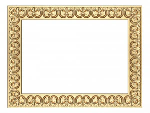 Klassischer Rahmen 027 3D Modell